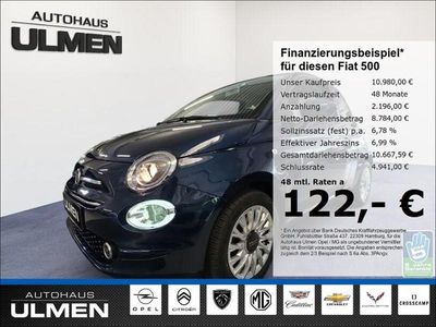 Gebraucht Fiat 500 Lounge 69 PS (50 kW) 2020 Blau
