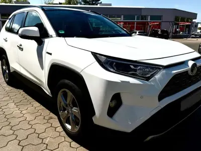 Gebraucht Toyota RAV4 Hybrid Lounge 222 PS (163 kW) 2020 Weiß SUV