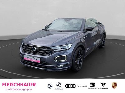 Gebraucht VW T-Roc Cabriolet R-line 150 PS (110 kW) 2021 Rauchgrau metallic Cabrio