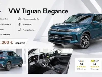 Neu VW Tiguan Elegance 150 PS (110 kW) 2026 Nightshade blue metallic SUV