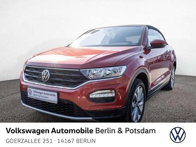 Gebraucht VW T-Roc Cabriolet Style 110 PS (80 kW) 2022 Kings red metallic/schwarz Cabrio