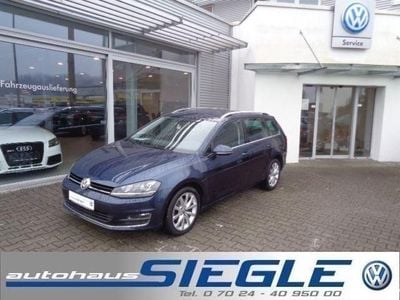 Gebraucht VW Golf VII Highline 150 PS (110 kW) 2013 Blau metallic Kombi