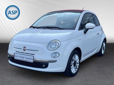 Weiß (colore esterno (gelato weiss)) Gebraucht 2015 Fiat 500C Lounge Cabrio | 9.250 € (Fairer Preis)