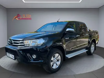 Brugt Toyota HiLux 150 HK (110 kW) 2018 Sort Pickup / Ladvogn