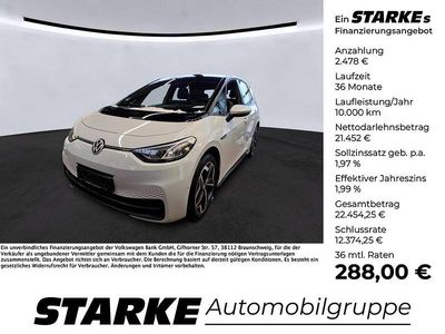 Gebraucht VW ID.3 Pro 150 kW (204 PS) 2021 Gletscherweiß metallic Kleinwagen