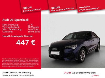 Gebraucht Audi Q3 Sportback S-Line 150 PS (110 kW) 2025 Blau SUV