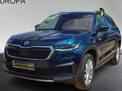 Gebraucht Skoda Kodiaq Style 150 PS (110 kW) 2021 Lavablau metallic SUV