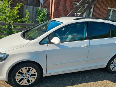 Gebraucht VW Golf Plus Cross Life 105 PS (77 kW) 2014 Weiß Van / Kleinbus