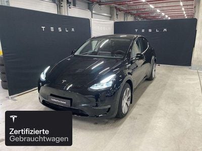Solid black Gebraucht 2022 Tesla Model Y Long Range AWD SUV | 38.900 € (Teuer)