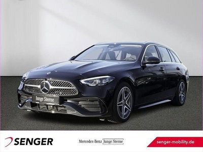 Gebraucht Mercedes C180 AMG 170 PS (125 kW) 2023 Unilack schwarz Kombi