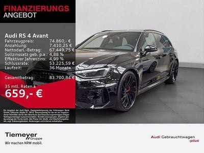 Schwarz Gebraucht 2024 Audi RS4 Ambiente Kombi | 73.980 € (Guter Preis)