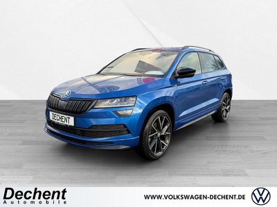 Gebraucht Skoda Karoq SportLine 190 PS (139 kW) 2021 Blau SUV