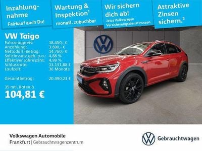 Gebraucht VW Taigo R-line 110 PS (80 kW) 2022 Kings red metallic SUV