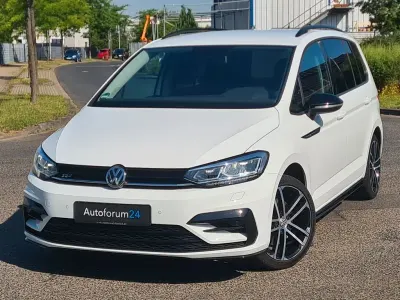 Gebraucht VW Touran Highline 150 PS (110 kW) 2019 Weiß Van / Kleinbus