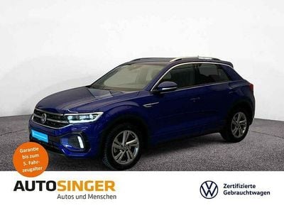 Blau Gebraucht 2024 VW T-Roc R-line SUV | 38.480 € (Teuer)