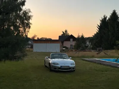 Gebraucht Mazda MX5 110 PS (80 kW) 2003 Silber Cabrio