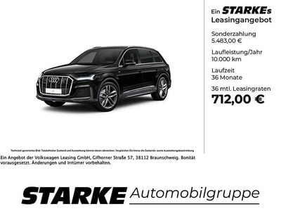 Second-hand Audi Q7 S-Line 286 CP (210 kW) 2023 Negru SUV