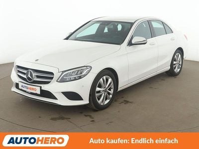 Usata Mercedes C180 Avantgarde 156 CV (114 kW) 2019 Bianco Berlina