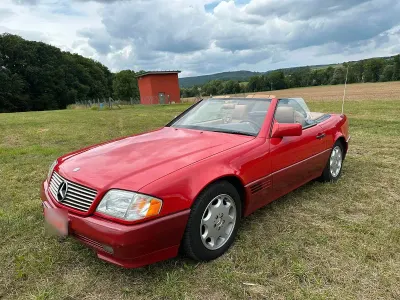 Gebraucht Mercedes SL300 231 PS (169 kW) 1990 Rot Cabrio