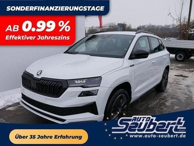 Neu Skoda Karoq SportLine 190 PS (139 kW) 2025 Moonweiß perleffekt SUV