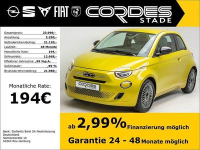 Nuova Fiat 500 Icon 65 CV (47 kW) 2026 Giallo Berlina