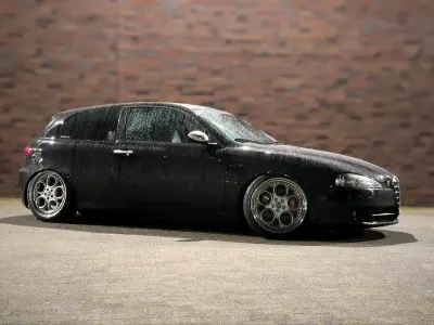 Gebraucht Alfa Romeo 147 Quadrifoglio Verde 150 PS (110 kW) 2008 Schwarz Kleinwagen