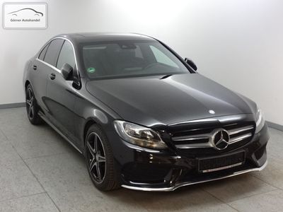 Schwarz metallic Gebraucht 2014 Mercedes C200 AMG line Limousine | 20.900 € (Teuer)