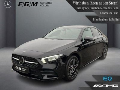 Gebraucht Mercedes A250 AMG line 218 PS (160 kW) 2021 Unilack nachtschwarz Limousine