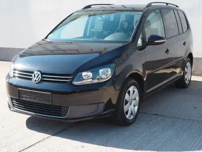 Gebraucht VW Touran Comfortline 105 PS (77 kW) 2012 Schwarz Van / Kleinbus