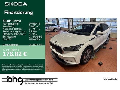 Moonweiß perleffekt/moonweis Gebraucht 2022 Skoda Enyaq iV SUV | 30.930 € (Guter Preis)