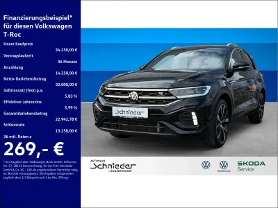 Gebraucht VW T-Roc R-line 150 PS (110 kW) 2025 Schwarz SUV