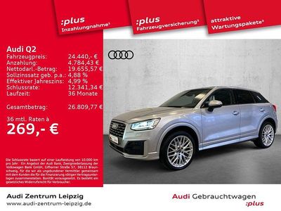 Florettsilber metallic Gebraucht 2020 Audi Q2 Design SUV | 24.440 € (Fairer Preis)