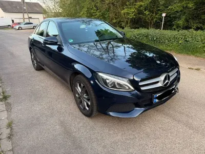 Brugt Mercedes C220 170 HK (125 kW) 2016 Blå Sedan
