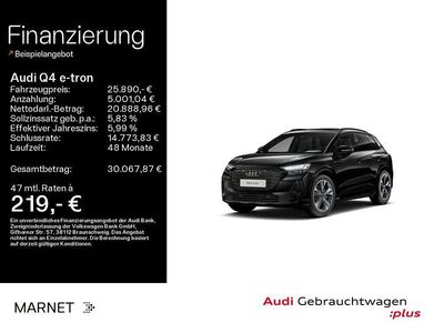 Gebraucht Audi Q4 e-tron S-Line 125 kW (170 PS) 2022 Schwarz SUV