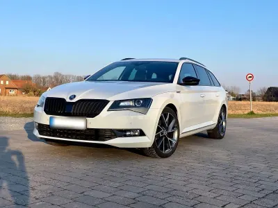 Gebraucht Skoda Superb SportLine 190 PS (139 kW) 2016 Weiß Kombi