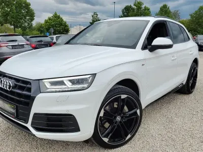 Käytetty Audi Q5 S-Line 190 HP (139 kW) 2017 Valkoinen Katumaasturi