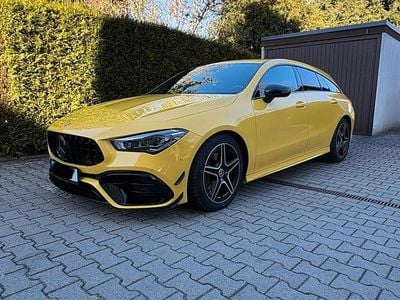Gebraucht Mercedes CLA200 AMG line 150 PS (110 kW) 2020 Gelb Kombi