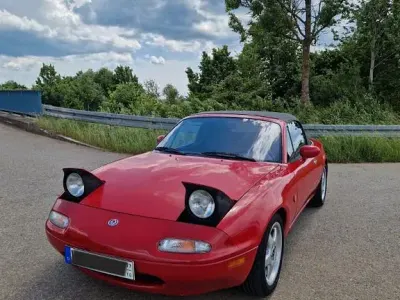 Gebraucht Mazda MX5 116 PS (85 kW) 1994 Rot Cabrio