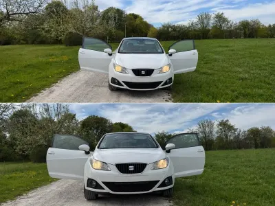 Gebraucht Seat Ibiza 2010 Weiß Kleinwagen