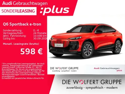 Gebraucht Audi Q6 e-tron S-Line 284 kW (387 PS) 2025 Soneirarot metallic SUV