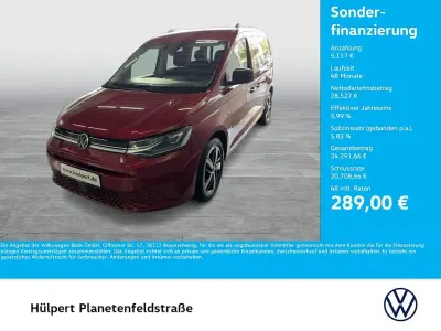 Brugt VW Caddy Goal 122 HK (89 kW) 2025 Rød MPV