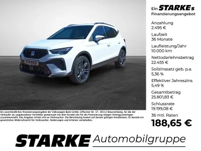 Neu Seat Arona FR 116 PS (85 kW) 2026 Weiß ("nevada" weiss) SUV