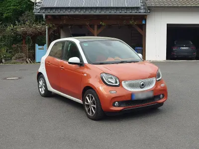 Second-hand Smart ForFour Passion 90 CP (66 kW) 2018 Portocaliu Hatchback