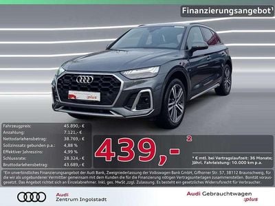 Grau Gebraucht 2023 Audi Q5 S-Line SUV | 45.890 € (Fairer Preis)