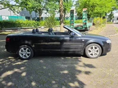 Gebraucht Audi A4 Cabriolet 163 PS (119 kW) 2009 Phantomschwarz perleffekt (metallic) Cabrio