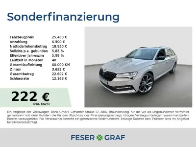 Gebraucht Skoda Superb SportLine 200 PS (147 kW) 2023 Stahlgrau Kombi