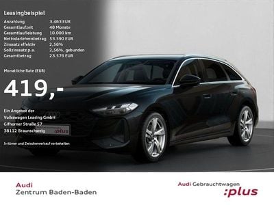 Schwarz (mythosschwarz) Gebraucht 2025 Audi A5 Ambiente Kombi | 53.590 € (Fairer Preis)