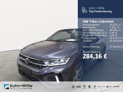 Gebraucht VW T-Roc Cabriolet R-line 150 PS (110 kW) 2025 Rauchgrau metallic Cabrio