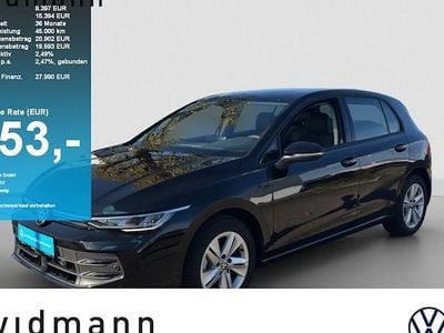 Gebraucht VW Golf VIII Life 150 PS (110 kW) 2025 Grenadillschwarz metallic Limousine