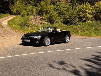 Usata Mercedes SL350 AMG 272 CV (200 kW) 2006 Nero Cabrio